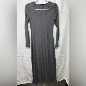 Tart Gray Long Sleeve Maxi Dress Size S